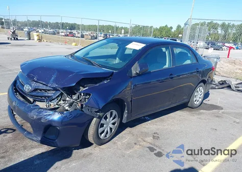 2011 Toyota Corolla Le из США, поврежденный, VIN 2T1BU4EE9BC613820